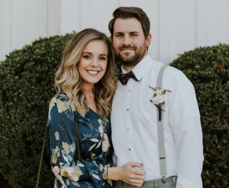 Morgan with her boyfriend-turned-husband Ryan Michael